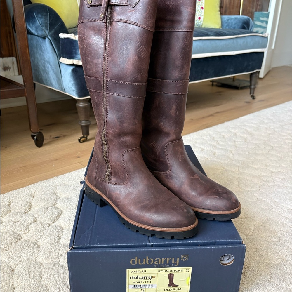 Dubarry Old Rum Leather Boots - Picture 6 of 6